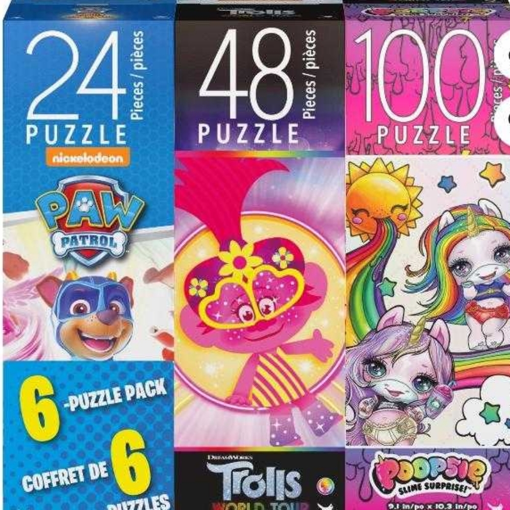 6 puzzle pack
